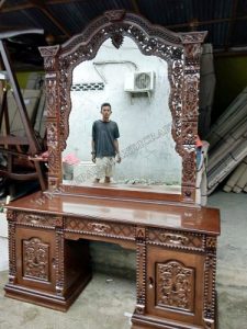 Jual Meja  Rias  Gebyok  Ukir Jati Asli Jepara Harga  Murah