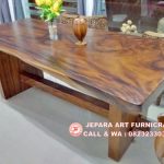 Terlaris! Jual Meja Solid Trembesi Alami 2 x 1 Meter Murah