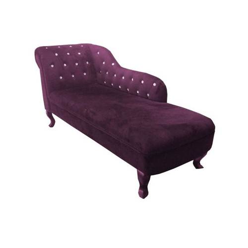 Sofa Mewah Chaise Lounge Purple