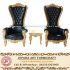 Set Sofa Mewah Princess Black Gold Elegant
