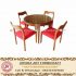 Kursi Makan Jati Minimalis Modern Reno