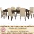 Set Kursi Makan Jati Elegant Fremont