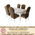 Set Kursi Makan Mewah American Style Duco