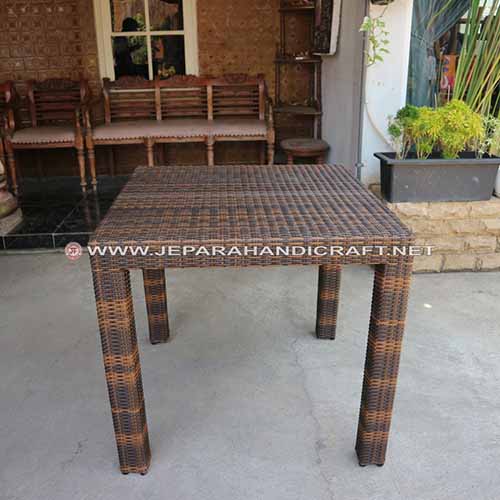 Jual Set Kursi  Makan  Minimalis  Rotan  Sintetis  Lucy Terbaru