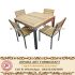 Set Kursi Makan Minimalis Garden Stainless
