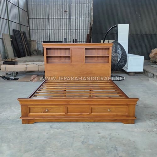 Beli Tempat Tidur Jati Minimalis Hadeva Berkualitas