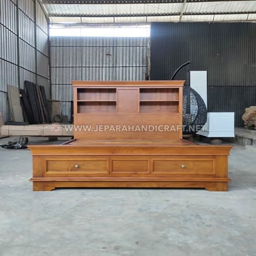 Beli Tempat Tidur Jati Minimalis Hadeva Terbaru