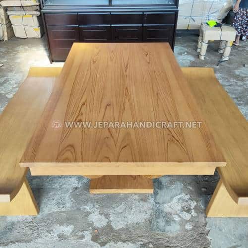 Jual Set Meja Makan Jati Minimalis Oriental Terbaru