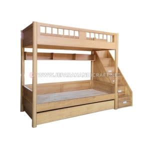 Jual Tempat Tidur Tingkat jati Minimalis Aprilia Berkualitas