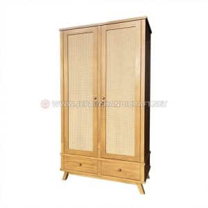 Jual Lemari Pakaian Minimalis Rotan Herline Berkualitas
